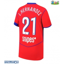 Paris Saint-Germain Lucas Hernandez #21 Tredjedrakt 2025-26 Kortermet
